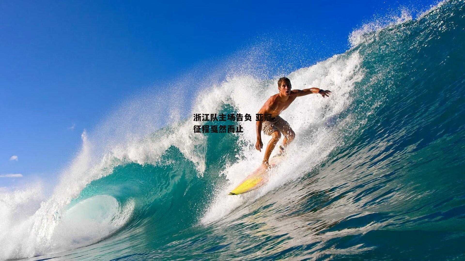 浙江队主场告负 亚冠征程戛然而止